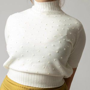 Vintage First Issue by Liz Claiborne Embellished Top